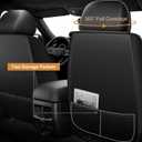 Fit for Chevy Colorado Seat Covers 2015-2026 Full Set 5 Seats | Faux Leather Seat Protectors, Waterproof, Scratch Resistant, Airbag Compatible, All-Weather Truck Interior Protection, Black