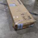 Henn&Hart Fluted TV Stand for TVs up to 85" with 2 Open-Concept Ribbed Storage Cabinets for Living Room, Family Room, or Office, Black