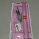 Firbon A4 Paper Cutter 12 Inch Titanium Straight Paper Trimmer with Side Ruler for Scrapbooking Craft, Paper, Coupon, Label, Cardstock(Pink)