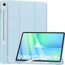 for Samsung Galaxy Tab S10 FE+ Plus Case 13.1'' 2025, Back Soft TPU Tablet Cover with Auto Sleep/Wake, Pen Holder, 13.1 inch (SkyBlue)