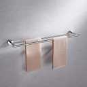 Miyili Double Towel Bar 30-Inch Stainless Steel Bathroom Towel Rack Holder Wall Mount Polished Finish