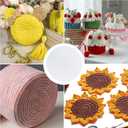 Plastic Mesh Canvas Sheets, 100 Pcs Circle Plastic Mesh Sheets 4.5" Plastic Canvas for Embroidery, Acrylic Yarn Crafting, Knitting Project, DIY Craft