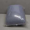 Wesiti Recliner Foot Pillow Cushion High Resilience Sherpa Memory Foam Bolster Sleeping Rest Multipurpose Half Roll Leg Pillow Suitable for Bed Chair Sofa Headrest Back Lumbar Leg Support(Haze Blue)