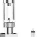 ZRDR Aquarium Co2 Bubble Counter Splicing Accessories, Multiple Connections are Allowed, Co2 Regulator Aquarium Co2 Bubble Counter Splicing Accessories (PJ-MK-K303)