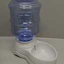 Amazon Basics Gravity Pet Water Dispenser for Cat, Dog, 1 gallon Capacity, Small, Gray