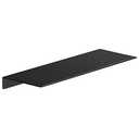 Danpoo 16 inch Floating Shelf for Wall Organizer & Storage, Mini Display Shelf, Metal Wall Shelf for Bathroom, Living Room, Kitchen, Bedroom(Matte Black)