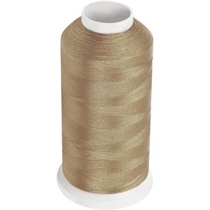 Bonded Nylon N66 Sewing Thread 1100 Yards Size #92 T90 280D/3 for Leather Denim Hand Machine Craft Shoe Bag Repairing Extra Strong Heavy Duty High Temperature Resistant Waterproof (Light Brown)