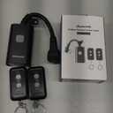 DEWENWILS Outdoor Remote Control Outlet, 15A Wireless Remote Control Switch, 100FT Control Range&14AWG SJTW Power Cord, for Outdoorfor Christmas Light, 2 Remote Controls+1 Outlet, FCC Listed