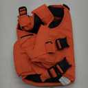 Kuoser Dog Life Jacket High Flotation, Reflective Dogs Life Vest for Swimming Boating, Adjustable Small Medium Large Dog lifejacket, Lightweight Dogs Life Preserver Rescue Handle Spring Summer Pool (Medium (Chest Girth:20.5-25.2''), Orange)