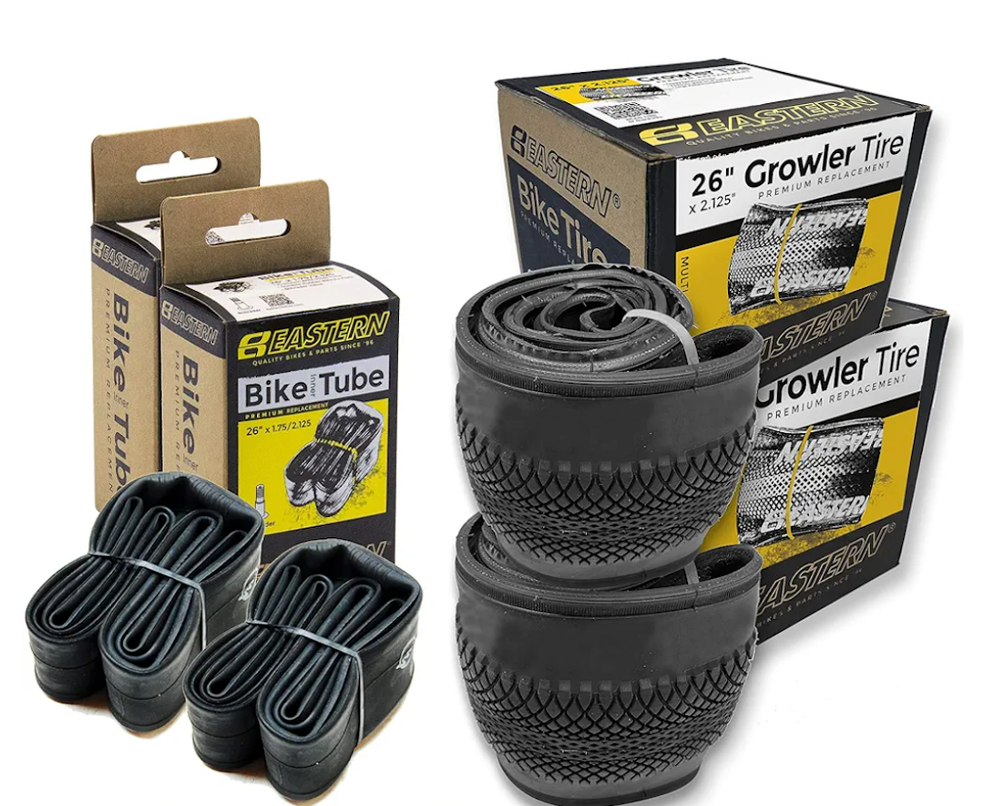 Growler Tire 24 x 2.125 Inch Tire Replacement Kits with or Without Inner Tubes. Includes Tools. Fits Bicycles with 24 x 1.75 or x 2.125 Rim or Wheels.