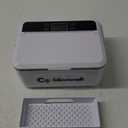 CGOLDENWALL Portable Insulin Cooler Box for Max.12 Pens, 7.5 * 3 * 2.7inches Internal Capacity 32-64 Setting with 5V 13600MAH Battery Mini Medicine Refrigerator for Home &Outdoor Use