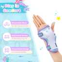 Knee Pads for Kids - ZOOBLISS Toddler Knee and Elbow Pads Set Wrist Guards for Skating Girls Aged 3-12, Kids Protective Gear for Roller Skates Skateboard Bike Scooter, Included Drawstring Bag(Rainbow) (Small, Mermaid Cyan)