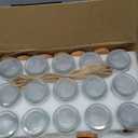 Brajttt Mini Yogurt Jars 30 Pack, 7 oz Glass Favor Jars with Cork Lids, Pudding Containers with Lids, Mason Jar Wedding Favors Honey Pot with Label Tags and String