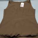 PRETTYGARDEN Womens Formal Short Dresses 2026 Summer Sleeveless Boat Neck A Line Elegant Mini Cocktail Party Dress (Brown,Medium)