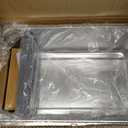 16'' High Sides XXXL All Stainless Steel Cat Litter Box with Lid,8'' Deep Metal Litter Box for Big Cats,Extra Large Litter Boxes with High Wall Enclosure,Anti-Leakage,Never Absorbs Odors,Non-Sticky