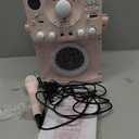 Singing Machine Portable Karaoke Machine for Adults & Kids with Wired Microphone, Rose Gold/Frosted Pink - Built-In Karaoke Speaker, Bluetooth with LED Disco Lights - Karaoke System with CD+G & USB