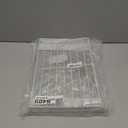 LEQ Clothes Drying Rack Magnetic Folding Shelf for Clothes and Towels, Magnet Rack Mount on Washing Machine Fridge, Durable Folding Rack for Laundry Room Bathroom Kitchen (White)