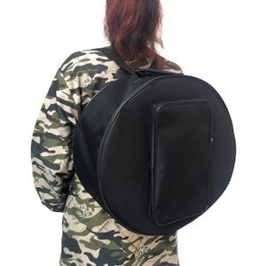 Drum Bag 14 inch Padded Waterproof Padded Drum Case Cymbal Gig Bag Thick Padded Cotton for Perfect Protection Carrying Backpack with Pocket Cymbal Bag (black)