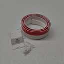 Transition Strip Self Adhesive Carpet & Flooring Transitions Edging Trim Strip PVC Threshold Transitions Suitable for Threshold Height Less Than White 2 Inch