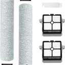 Home Times Replacement HEPA Assembly and Brush Roller Set for Tineco Floor ONE S6/S7 Pro Cordless Wet Dry Vacuum Cleaner (2 Roller+2 Filters)