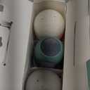 Boon Nursh Bottles - Silicone Baby Bottles Help Ease Colic Symptoms - Reusable Food-Grade Silicone Pouches with Polypropylene Shell - Medium Flow - 8 Oz - Speckle Green