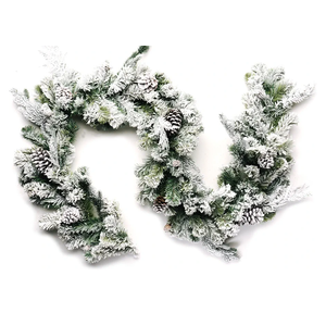 CraftMore Frosted Forest Pine Garland 6 Feet