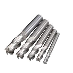 Luomorgo 3/16 5/32 7/16 1/2 9/16 Cutting Diameter Square Nose End Straight Shank Mill Cutter 5pcs
