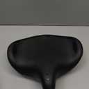 Oversized Bike Seat for Men & Women Comfort, Extra Wide Bicycle Seat Cushion, Comfortable Wing Padded, Large Replacement Saddle for Peloton, Stationary Exercise Bike, Ebike, Cruiser, City Bike (Black)