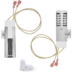 BlueStars 2 packs PB040001 065650-000 Range Oven Igniter compatible with Viking Range Oven Gas Stove - Replaces AP5315579 065650-000 SGR4001 792263-4 Ceramic Nuts included