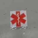 Medical Alert Stickers 3inch Medical Equipment Inside Stickers Handle with Care Labels for Medical Supplies 8 Pack