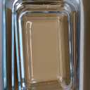 KOMUEE 8 Pieces Glass Baking Dish with Lids Rectangular Glass Baking Pan Bakeware Set with Lids, Baking Pans for Lasagna, Leftovers, Cooking, Kitchen, Fridge-to-Oven, Gray