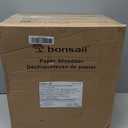 Bonsaii 12 Sheet Paper Shredder for Home Office, Heavy Duty Cross Cut Shredder with 5.5 Gal Pullout Bin, Home Shredder for CDs/Credit Card/Document/Mail, P-4 Security Level