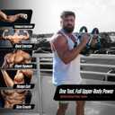 Twister Arm Trainer for Men & Women  Adjustable Chest Workout Equipment (40100 lb) Power Twister Bar, Portable Arm & Chest Muscle Trainer for Home Gym Fitness