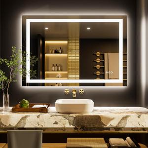 LOAAO 50"X36" LED Bathroom Mirror with Lights, UL Listed