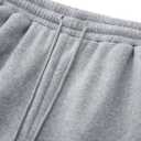 ZUGJAM Men's Baggy Sweatpants Wide Leg Lounge Sweat Pants with Pockets (Gray, XL)