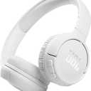 JBL Tune 510BT: Wireless On-Ear Headphones with Purebass Sound - White