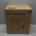 EUHOMY Nugget Ice Maker Countertop, 40Lbs/24H Pebble Ice Maker Machine, Self-Cleaning Countertop Sonic Ice Makers with Ice Scoop&Basket, Pellet Ice Maker Machine for Home/Kitchen/Office (Black)