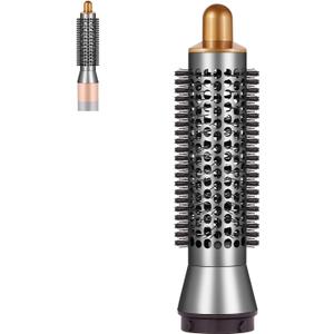 Small Round Volumizing Brush for Dyson Airwrap, Small Round Brush Attachment Compatible with Dyson Airwrap HS08 HS05 HS01 for Fluff Up, Volumize and Styling Hair (Gold)