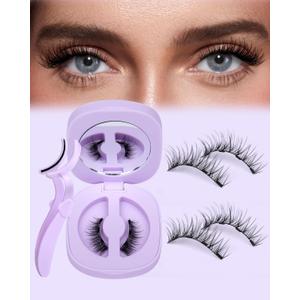Magnetic Eyelashes Natural Look Wispy Magnetic Lashes with Applicator Cat Eye False Eyelashes with Magnets No Glue Needed Manga Lashes
