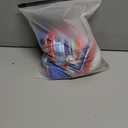 LENOAPHYS Five Sizes Halloween Chucky Costume for Kids Outfit Jumpsuit Long Sleeve Rainbow Shirt 5 Sheets Scar Tattoos Prop Knife Toy - XS Size