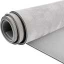 96  60 Light Gray Car Suede Headliner Fabric with Foam Backing Material 1/9" 3mm Automotive Upholstery Liner for DIY Home Car Roof Trim Interior Replacement