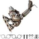 Manifold Catalytic Converter Fit for Mazda 6 2014 2015 2016 2017 2.5L | Direct Fit Front Catalytic Convertor Replacement Parts for Mazda CX-5 2014-2016 2.5L FWD, Replace 641-613