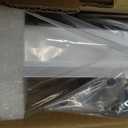 16x8 Hopper Window with Crawl Space Vent Fan, Small Basement Window, 220CFM