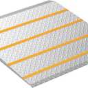 Door Threshold ramp, Door ramp for 2in to 8in Rise, Heavy Duty Front Door ramp for Elderly wheelchairs/Walkers/Scooters(33.5" L*31.7" W, Alloy Iron, 32LBs, Max 800LBs)