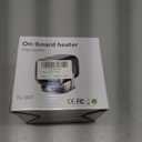 Portable Car Heater for Vehicle, 12V 100W Portable Fast Heating Defroster Automobile Windshield Fast Heaters Car Heater That Plugs into Cigarette Lighter for Car, SUV, Trucks, Round heads