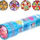 LUCKJOY Classic Tin Kaleidoscope, Kids Educational Kaleidoscope Toy with Metal Body, Birthday Gift for Boys and Girls (Cartoon Style)