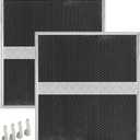 2 Pack S97020467 (HPF36) Range Hood Non-Duct Filter Kit, HPF36 Type Xd Charcoal Filter Kit for Broan Non-Ducted Range Hood, Fit For AHDA136BL, AHDA136SS, BCDF136SS, 14.62*15.88*0.18
