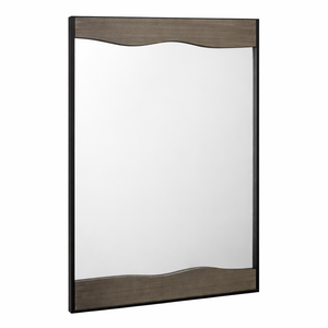 Mirror With Wooden Frame, 30x40In