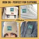 2 x Love Like Jesus 3 Inches Iron On/Sew On Embroidered Applique Patches, Faith Christian Embroidery Patches, DIY Accessories for Backpacks, Army Vests, Bags, Hats, Clothes, Gift for Jesus Lovers