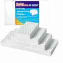 Magic Sponges Eraser,10 Pack Melamine Sponge in Bulk,2X Density,Long Lasting,Cleaning Sponge for Kitchen, Bathroom,Bathtub, Sink,Furniture, Wall Cleaner (White,3.93x2.36x0.79in)